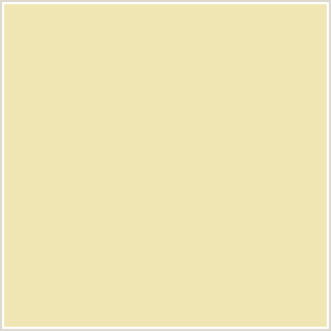 F0E6B3 Hex Color Image (DOUBLE COLONIAL WHITE, YELLOW)