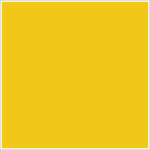 F1C817 Hex Color Image (ORANGE YELLOW, RIPE LEMON)