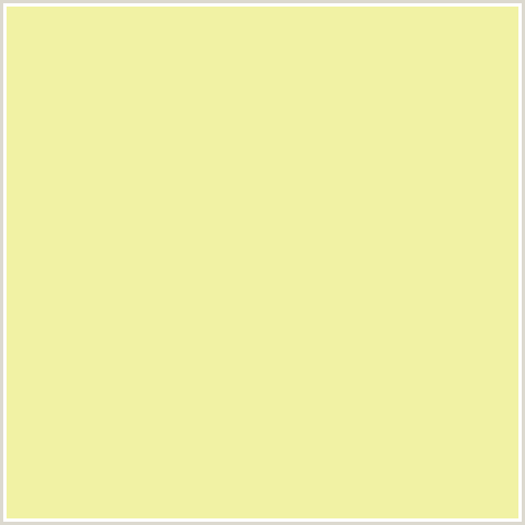 F1F2A4 Hex Color Image (SANDWISP, YELLOW GREEN)