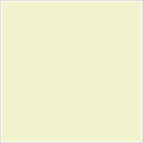 F1F3CE Hex Color Image (WHEATFIELD, YELLOW GREEN)