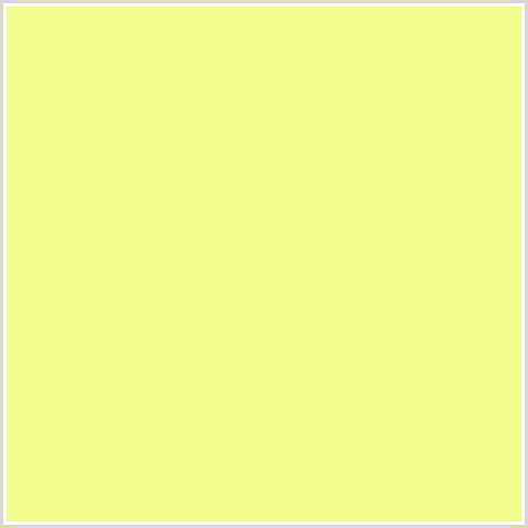 F1FD8C Hex Color Image (HONEYSUCKLE, YELLOW GREEN)