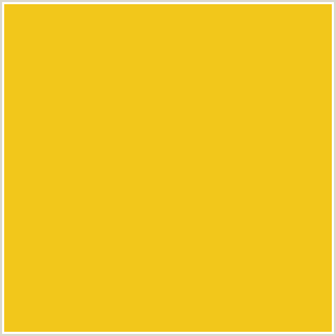 F2C71B Hex Color Image (ORANGE YELLOW, RIPE LEMON)