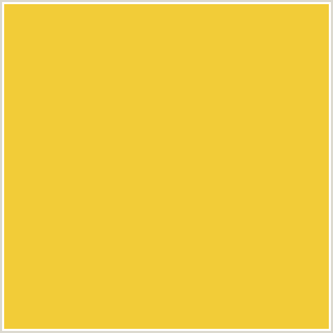 F2CC38 Hex Color Image (ORANGE YELLOW, SAFFRON)