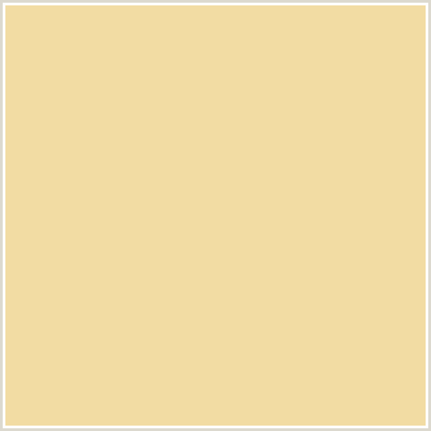 F2DCA3 Hex Color Image (NEW ORLEANS, YELLOW ORANGE)