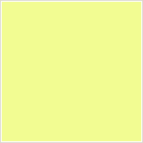 F2FC92 Hex Color Image (HONEYSUCKLE, YELLOW GREEN)