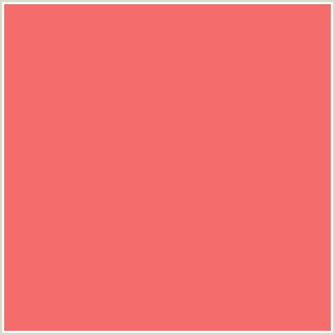 F46C6C Hex Color Image (FROLY, RED, SALMON)