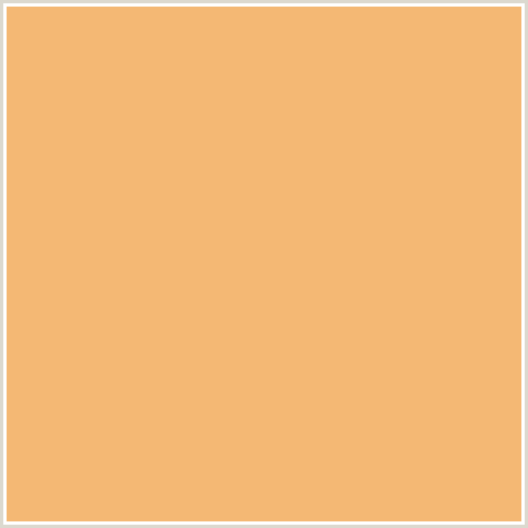 F4B874 Hex Color Image (ORANGE, RAJAH)