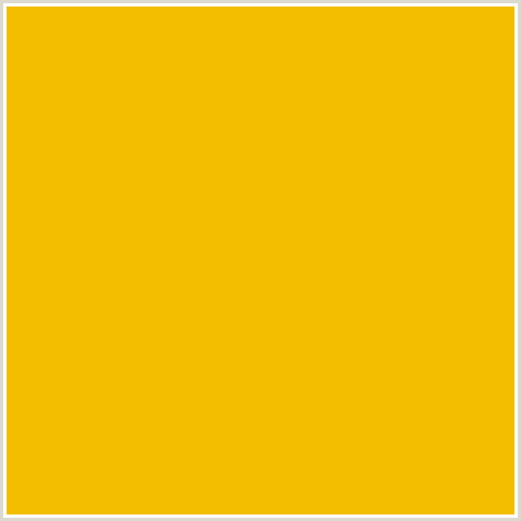 F4BE00 Hex Color Image (AMBER, ORANGE YELLOW)