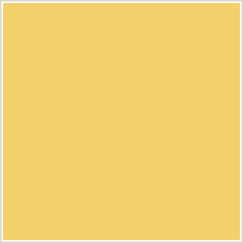 F4D06A Hex Color Image (CREAM CAN, YELLOW ORANGE)