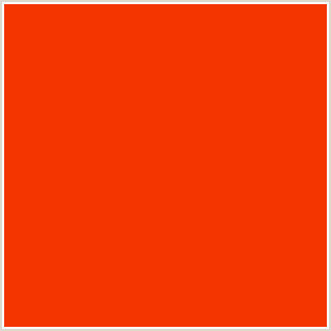 F53500 Hex Color Image (RED ORANGE, SCARLET)