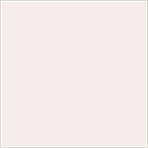 F5EBEA Hex Color Image (DAWN PINK, RED)