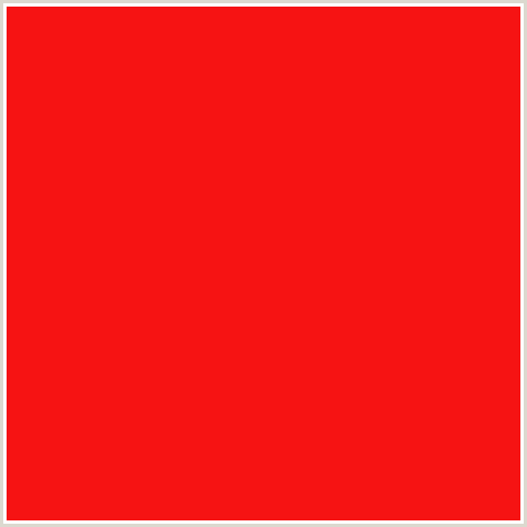 F61313 Hex Color Image (RED)