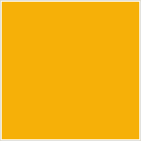 F6B008 Hex Color Image (BUTTERCUP, YELLOW ORANGE)