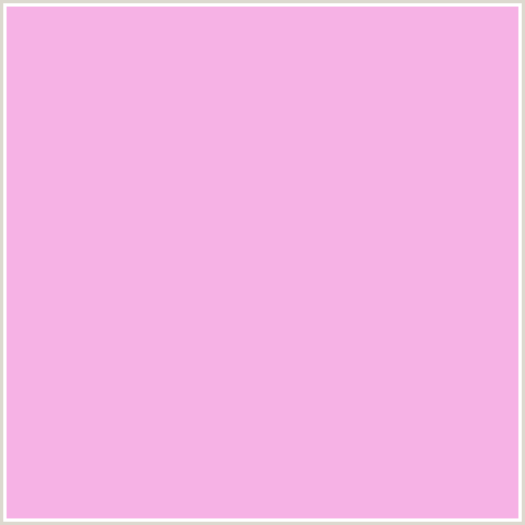 F6B2E5 Hex Color Image (CHANTILLY, DEEP PINK, FUCHSIA, FUSCHIA, HOT PINK, MAGENTA)