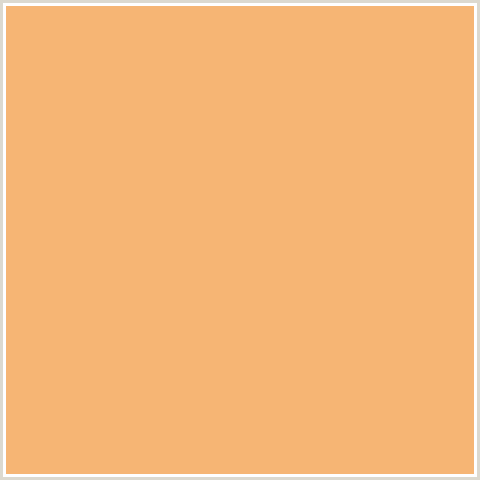 F6B574 Hex Color Image (ORANGE, RAJAH)