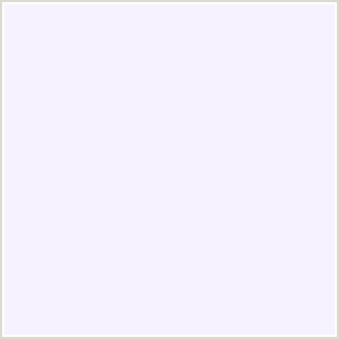 F6F2FF Hex Color Image (BLUE VIOLET, MAGNOLIA)