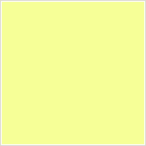 F6FF97 Hex Color Image (JONQUIL, YELLOW GREEN)