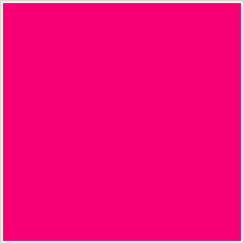 F70074 Hex Color Image (DEEP PINK, FUCHSIA, FUSCHIA, HOT PINK, MAGENTA, ROSE)