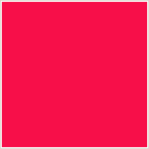F70F49 Hex Color Image (RED, RED RIBBON)