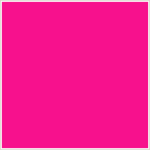 F7118D Hex Color Image (DEEP PINK, FUCHSIA, FUSCHIA, HOT PINK, MAGENTA, ROSE)