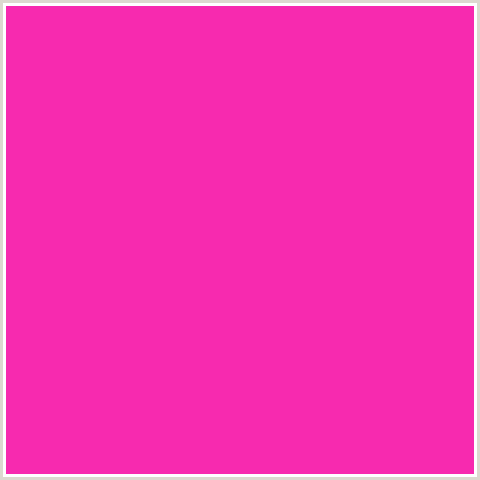 F72AAF Hex Color Image (DEEP PINK, FUCHSIA, FUSCHIA, HOT PINK, MAGENTA, PERSIAN ROSE)