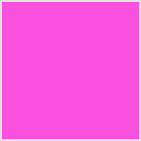 F751DD Hex Color Image (DEEP PINK, FUCHSIA, FUSCHIA, HOT PINK, MAGENTA, RAZZLE DAZZLE ROSE)