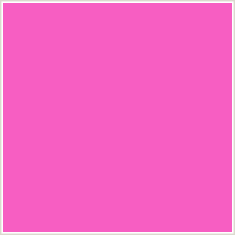 F75EC2 Hex Color Image (DEEP PINK, FUCHSIA, FUSCHIA, HOT PINK, MAGENTA)