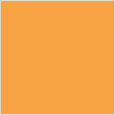 F7A243 Hex Color Image (CASABLANCA, ORANGE)