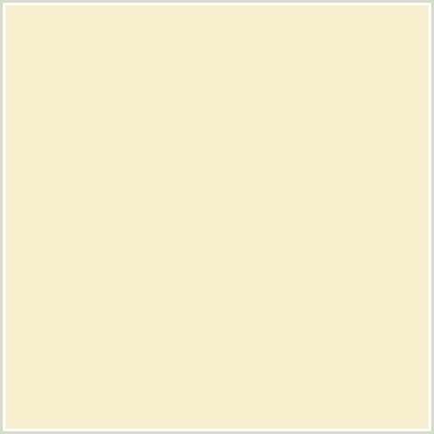 F7EFCE Hex Color Image (CITRINE WHITE, ORANGE YELLOW)