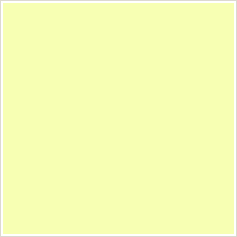 F7FFB3 Hex Color Image (SHALIMAR, YELLOW GREEN)