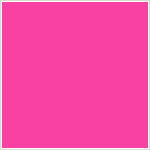 F841A3 Hex Color Image (DEEP PINK, FUCHSIA, FUSCHIA, HOT PINK, MAGENTA)