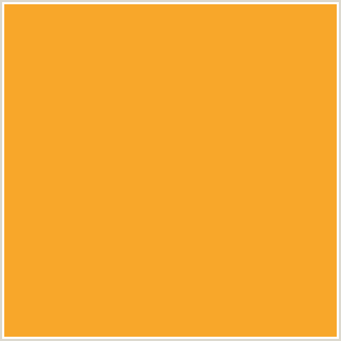 F8A72A Hex Color Image (ORANGE, SEA BUCKTHORN)