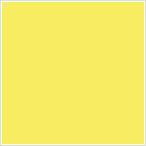 F8ED62 Hex Color Image (PORTICA, YELLOW)