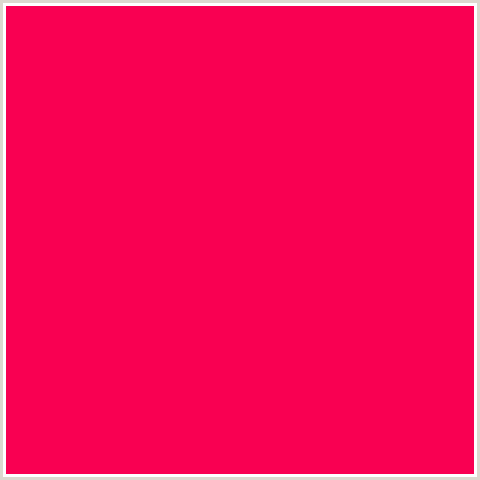 F90052 Hex Color Image (RED, TORCH RED)