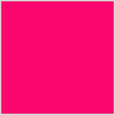 F9076E Hex Color Image (DEEP PINK, FUCHSIA, FUSCHIA, HOT PINK, MAGENTA, ROSE)