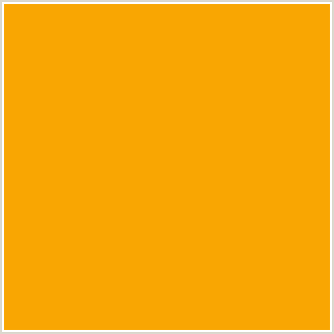 F9A602 Hex Color Image (YELLOW ORANGE, YELLOW SEA)