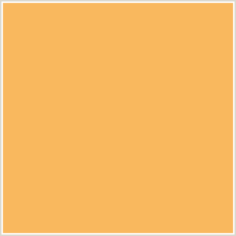 F9B85E Hex Color Image (ORANGE, SAFFRON MANGO)