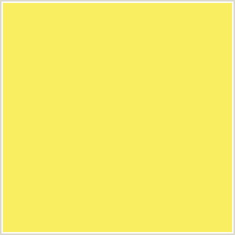 F9EE62 Hex Color Image (PORTICA, YELLOW)