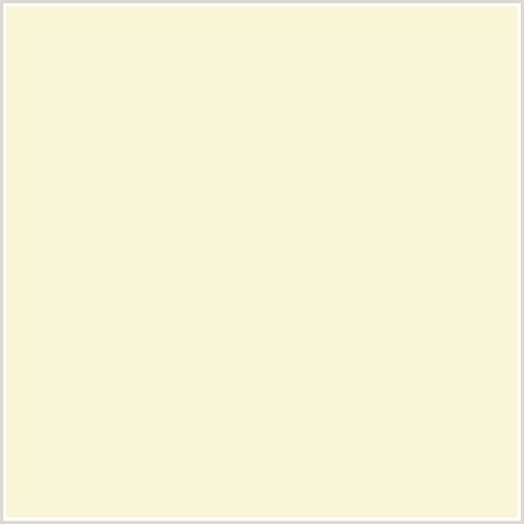 F9F6D5 Hex Color Image (CITRINE WHITE, YELLOW)