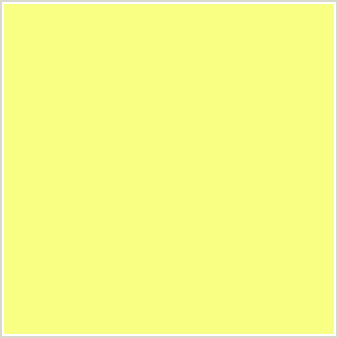 F9FF83 Hex Color Image (DOLLY, YELLOW GREEN)