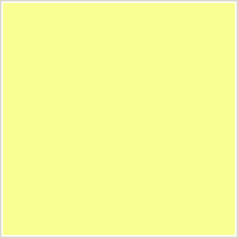 F9FF92 Hex Color Image (DOLLY, YELLOW GREEN)