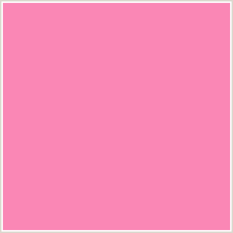FA87B5 Hex Color Image (PERSIAN PINK, RED, SALMON)
