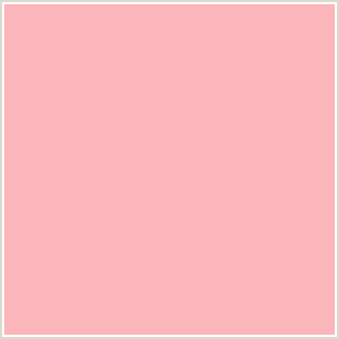 FAB6BA Hex Color Image (RED, ROSE BUD)