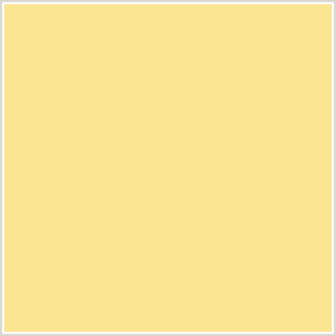 FAE591 Hex Color Image (ORANGE YELLOW, SWEET CORN)