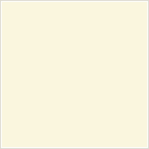 FAF6DE Hex Color Image (CITRINE WHITE, YELLOW)