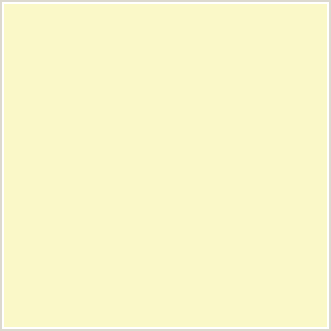FAF8C8 Hex Color Image (CORN FIELD, YELLOW)