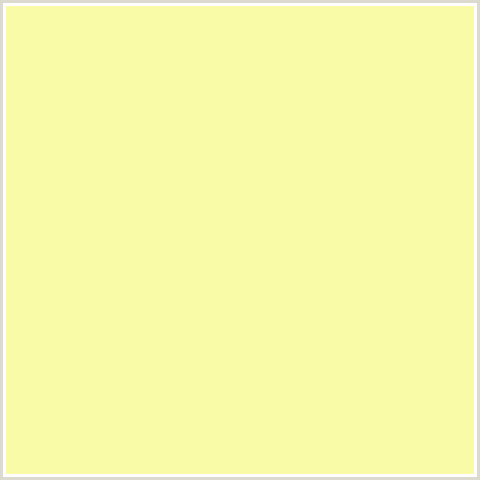 FAFBA6 Hex Color Image (DROVER, YELLOW GREEN)