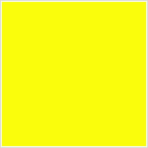 FAFD0B Hex Color Image (YELLOW, YELLOW GREEN)