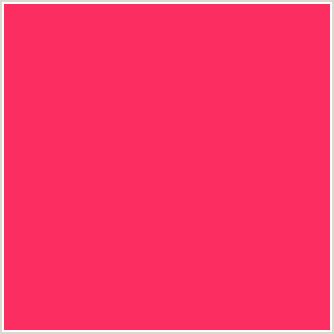 FC2D61 Hex Color Image (RADICAL RED, RED)