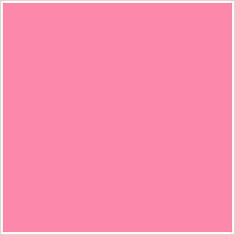 FC89AC Hex Color Image (RED, SALMON, TICKLE ME PINK)